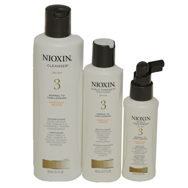 Nioxin System #3 Trio: Shampoo, Conditioner, Treatment | Intuitive Hair ...